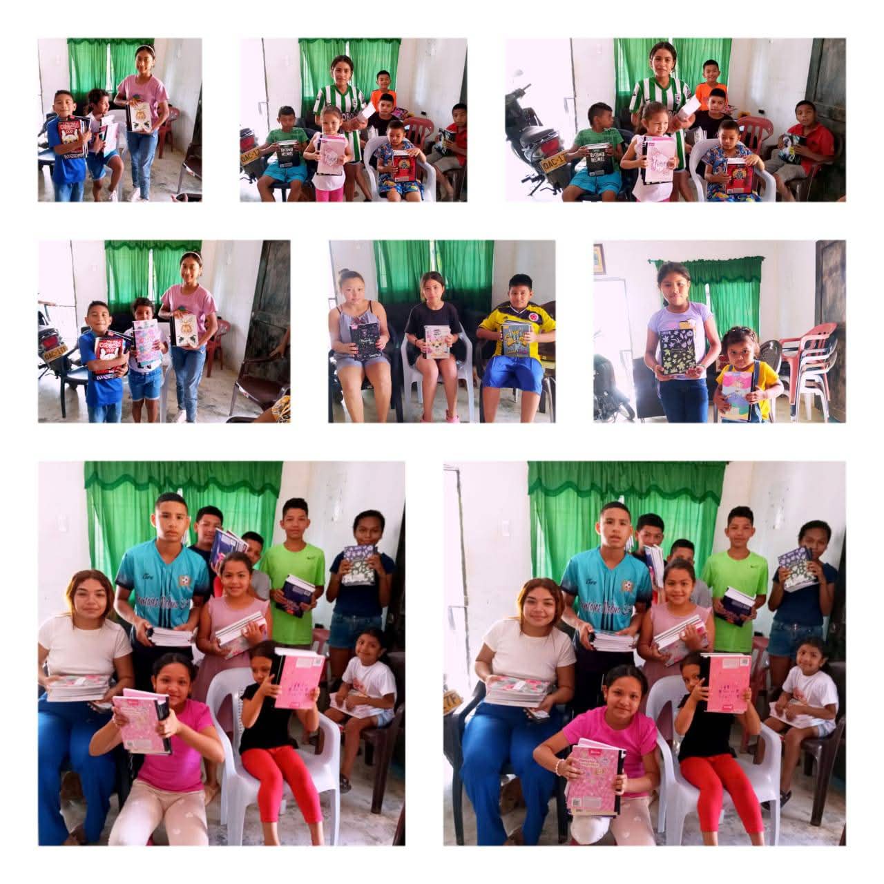 Entrega de kits escolares a niños, niñas y jóvenes del Pueblo Indígena Cebolla Blanca